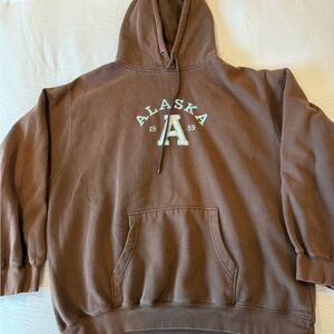 Brown Alaska Hoodie